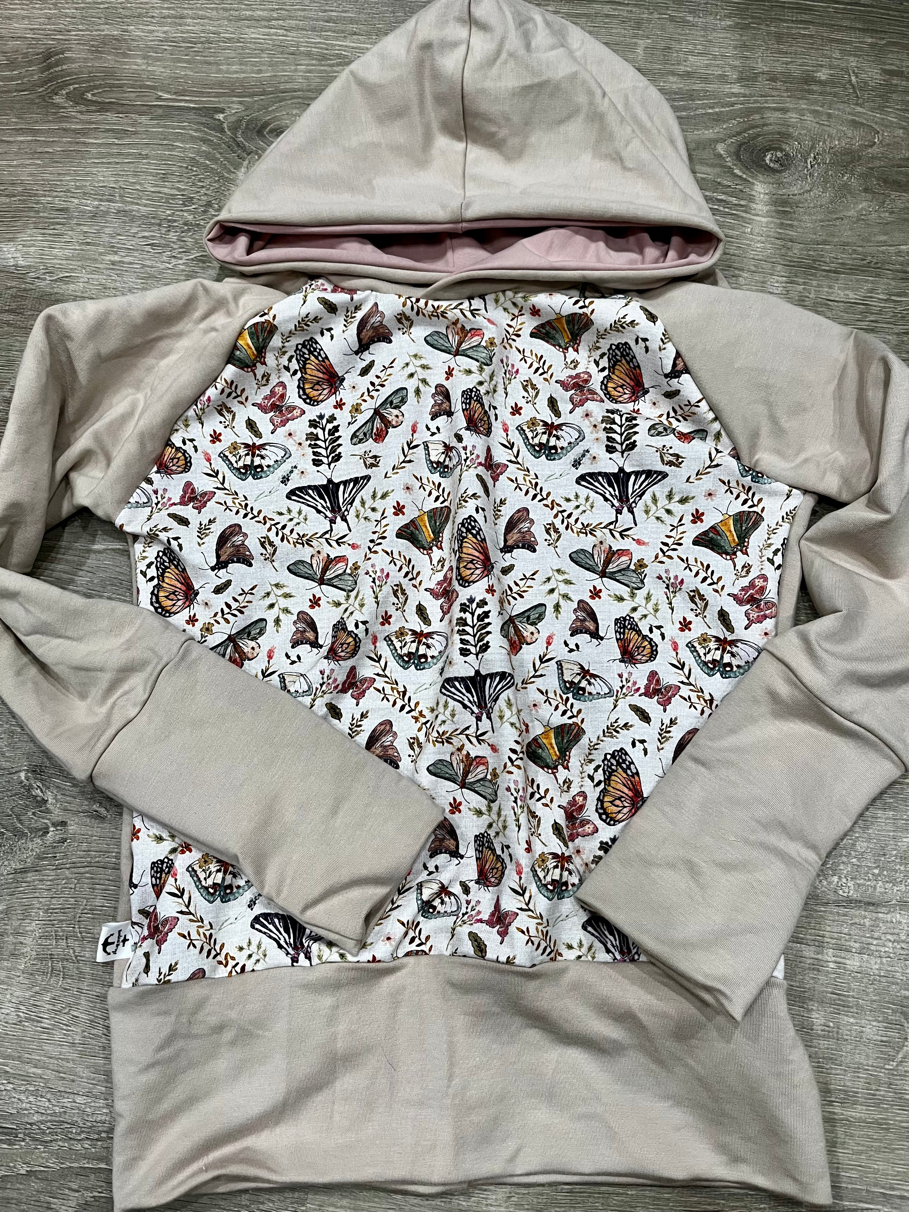 Water colour Butterflies Hoodie