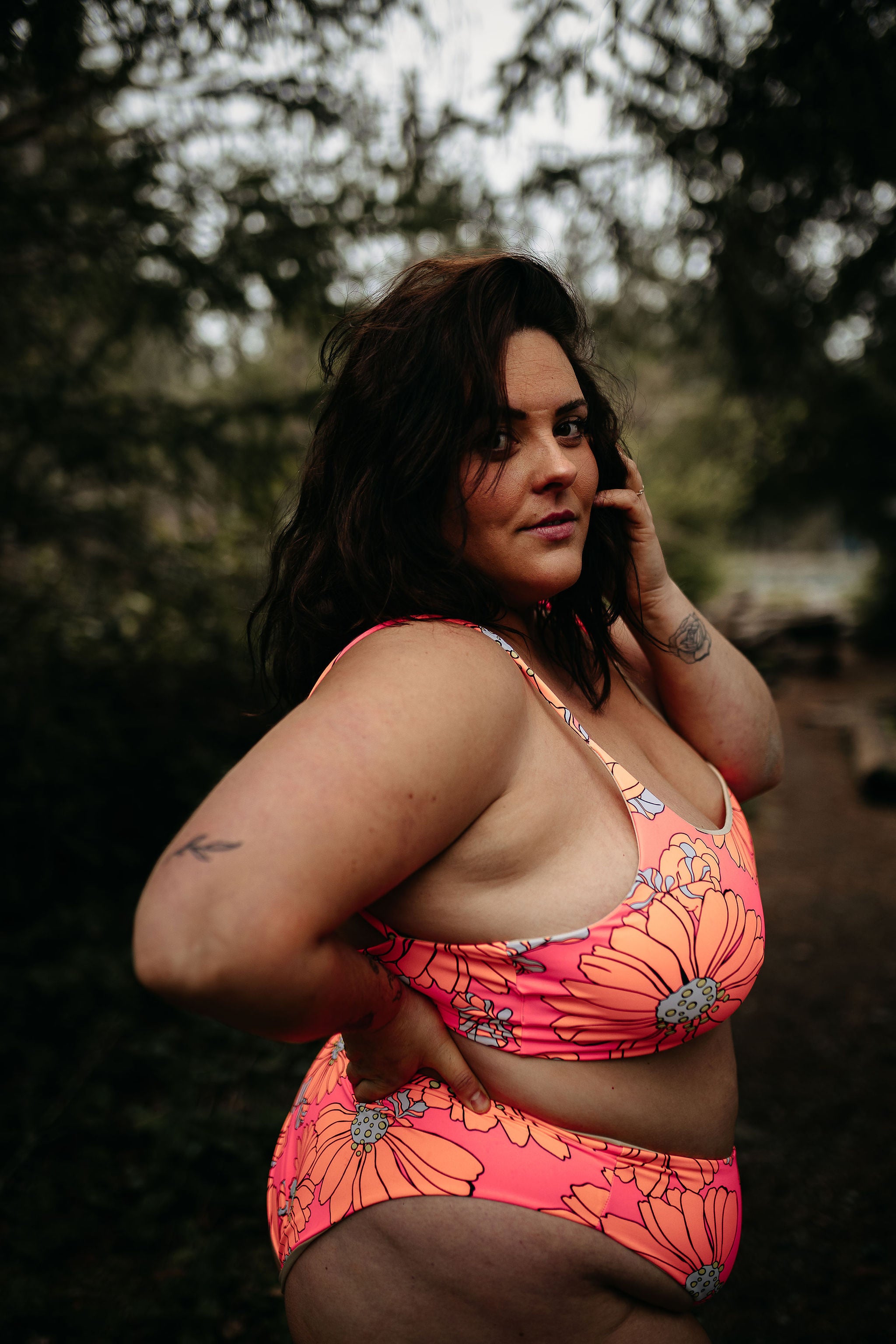Groove Floral Swim Top
