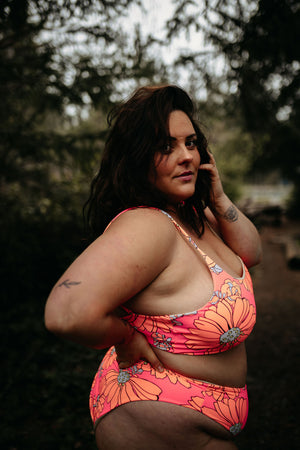 Groove Floral Swim Top