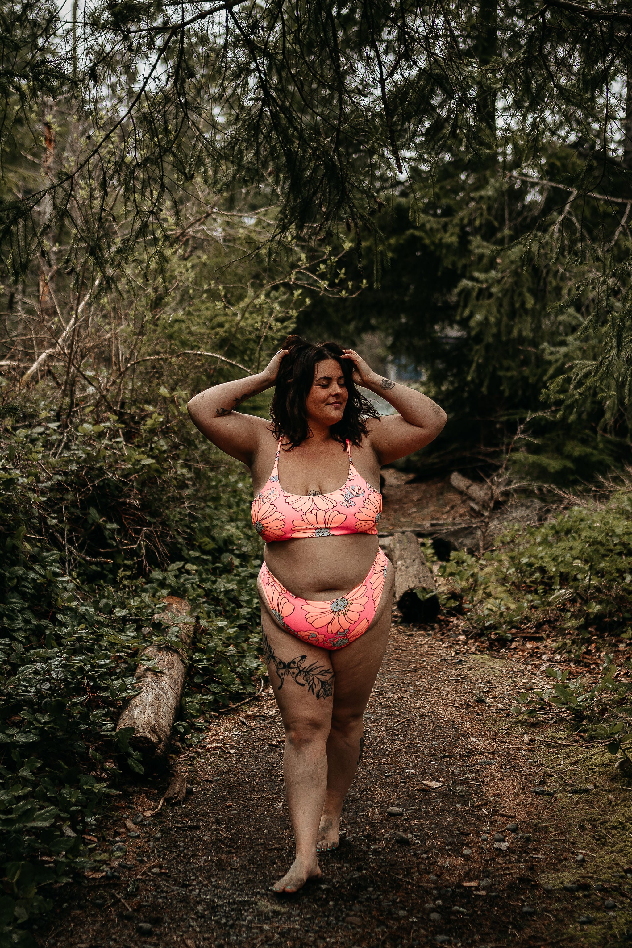 Groove Floral Swim Top