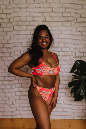 Groove Floral Swim Top