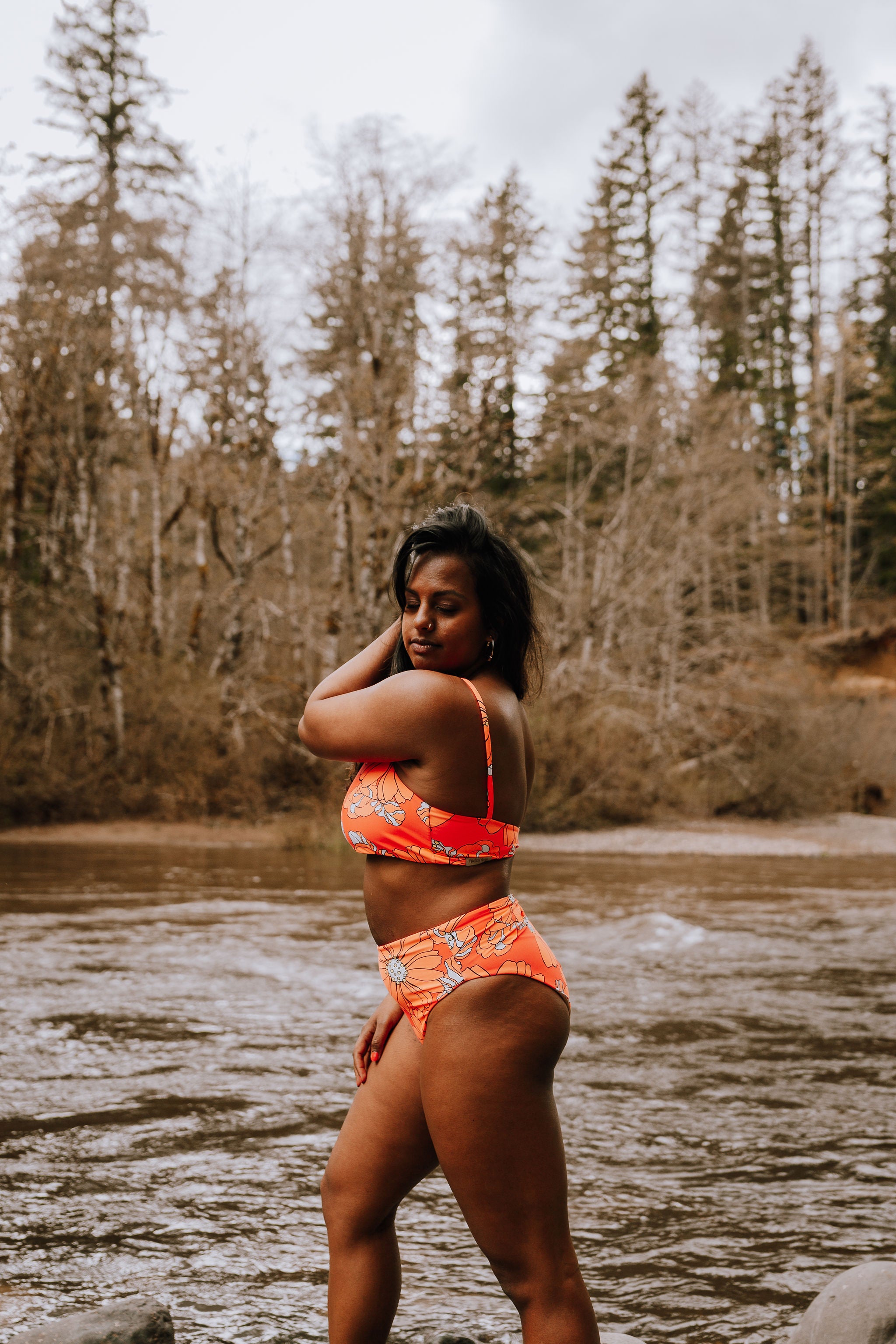 Groove Floral Swim Top