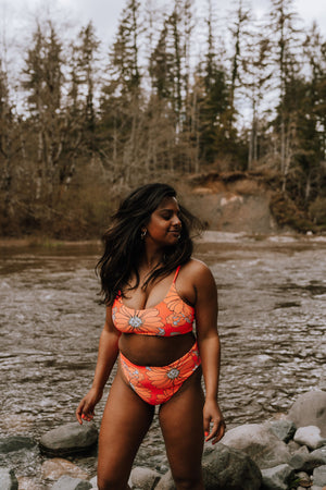 Groove Floral Swim Top