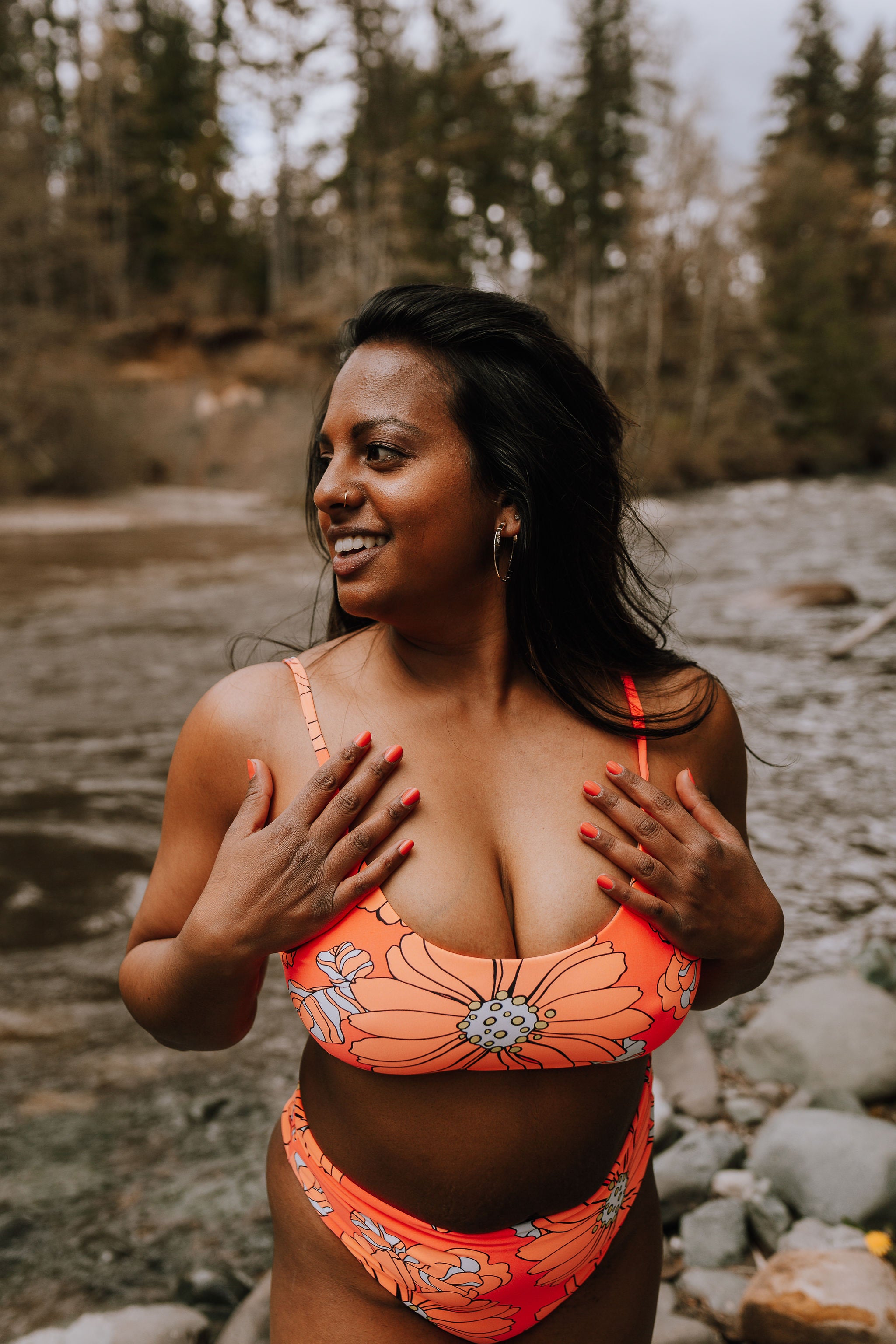 Groove Floral Swim Top