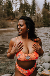 Groove Floral Swim Top